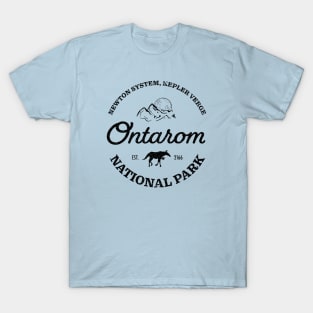 Ontarom National Park - black T-Shirt